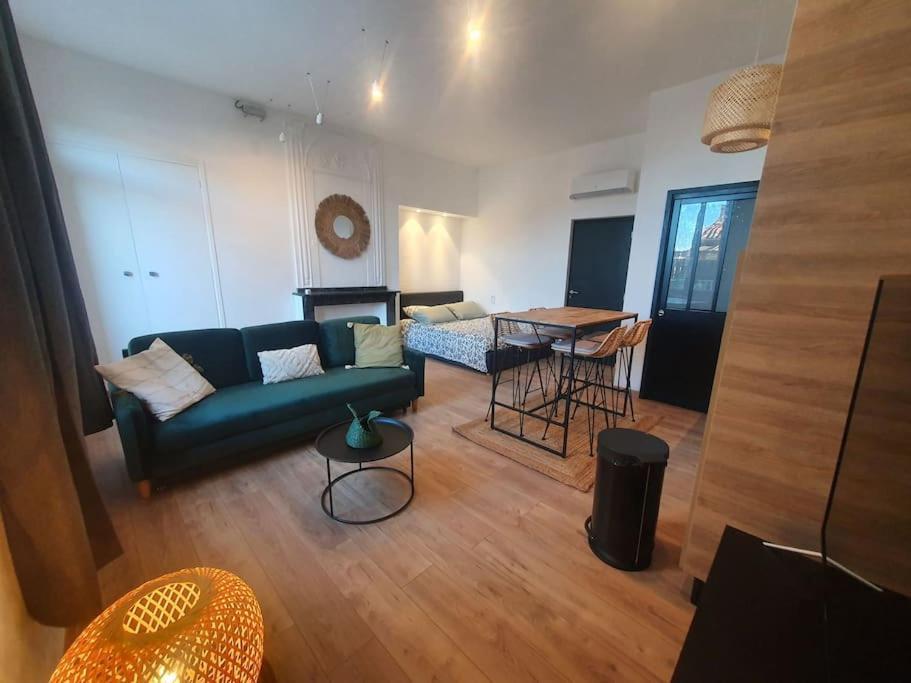 -Garrigue- Face A La Cite Medievale Studio Terrasse Classe 4☆ Carcassone Exterior photo