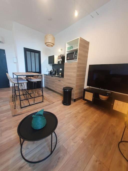 -Garrigue- Face A La Cite Medievale Studio Terrasse Classe 4☆ Carcassone Exterior photo